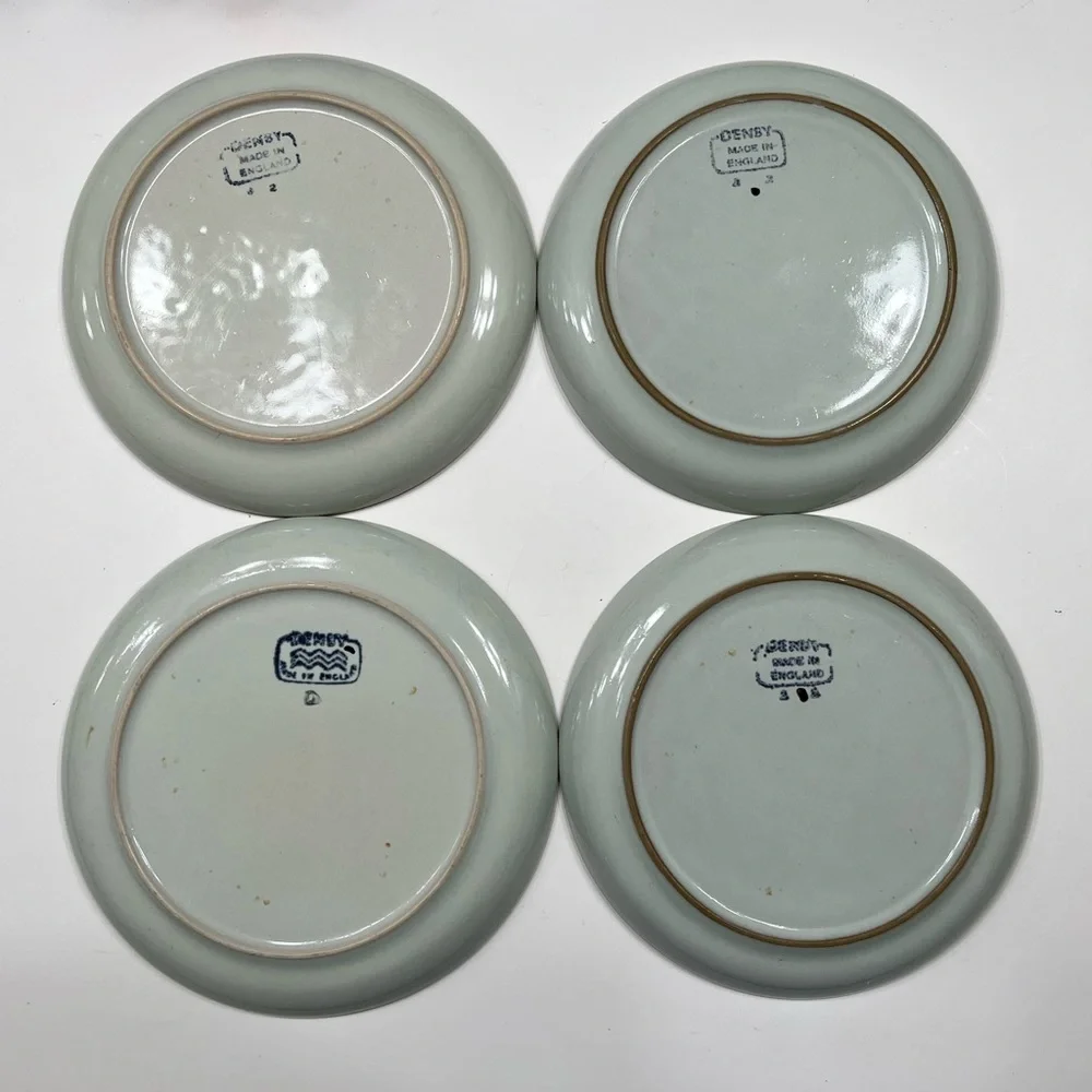 Vintage Denby Langley Bread Dessert Plate 6.75